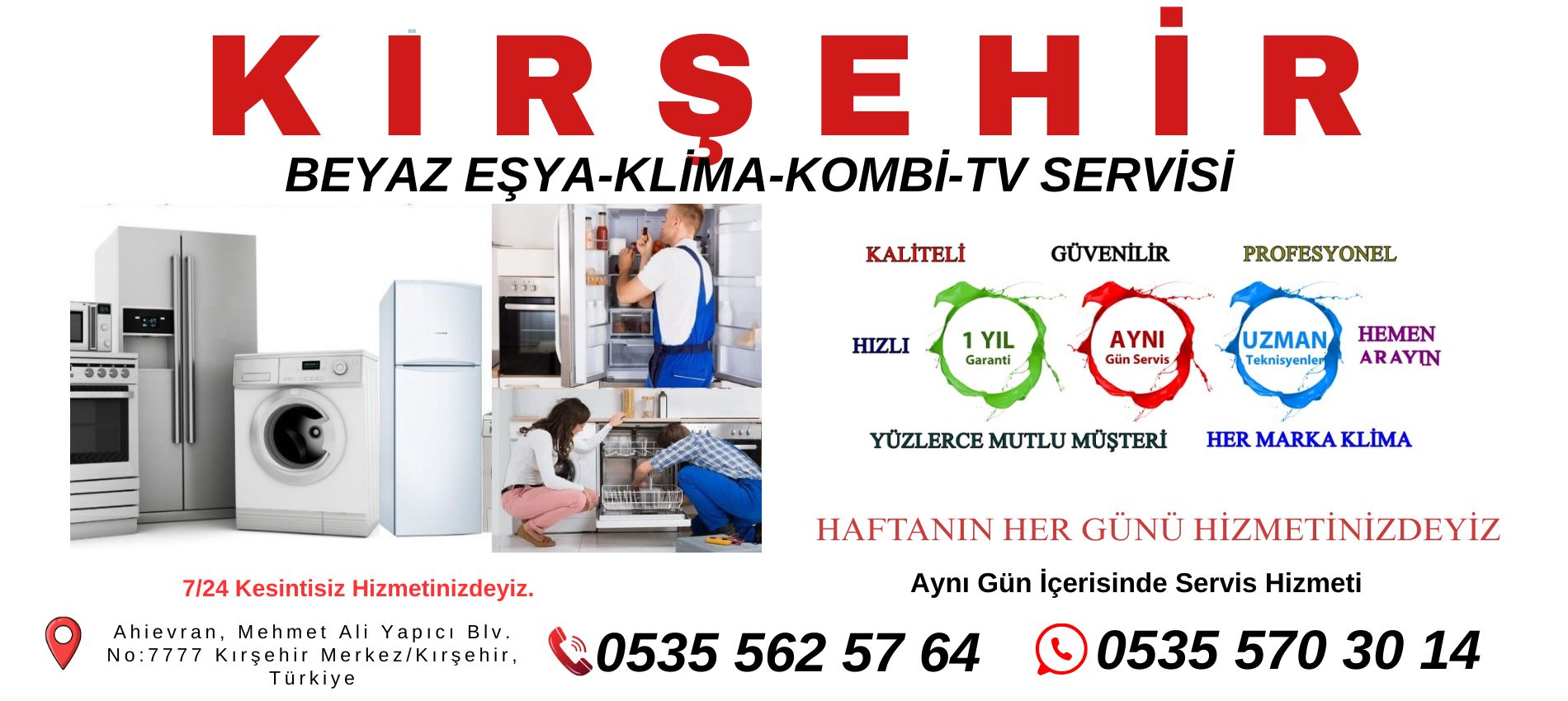 Kırşehir Beyaz Eşya